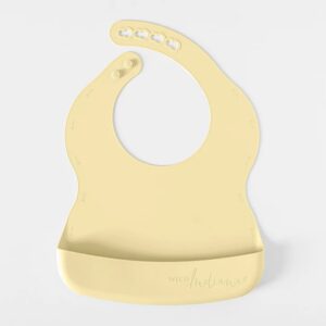 Wild Silicone Bib - Lemon