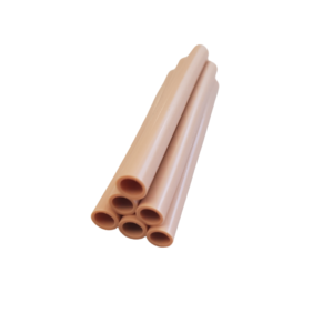 Itti Silicone Straws - 6 Pack Standard - Earth Brown