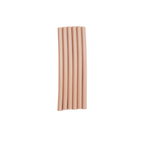 Itti Silicone Straws - 6 Pack Thin - Earth Brown