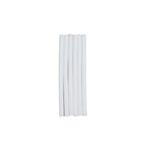 Itti Silicone Straws - 6 Pack Thin - Milky White