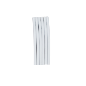 Itti Silicone Straws - 6 Pack Thin - Light Grey