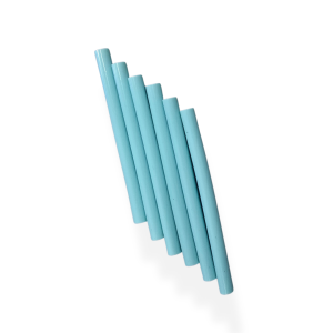 Itti Silicone Straws - 6 Pack Standard - Peppermint Green