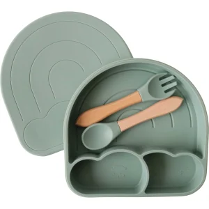 Silicone Bowl Set Sage Green